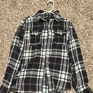 American Eagle Flannel (Blue/Gray) (S) (Athletic Fit)